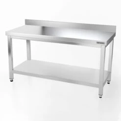 Edelstahl Arbeitstisch PREMIUM - 1500x800mm - Mit Grundboden & Aufkantung 15 Edelstahl Arbeitstisch PREMIUM - 1500x800mm - Mit Grundboden & Aufkantung -Küchenzubehör Laden 167a 25a9