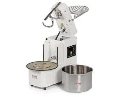 Teigknetmaschine - 42 Liter / 38 Kg - 1 Geschwindigkeit - Kessel Abnehmbar Und Rührwerk Aufklappbar -Küchenzubehör Laden 636846174952393157 aadb