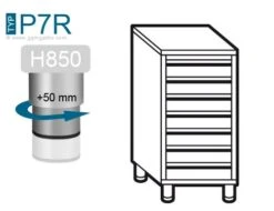Schubladenschrank PREMIUM Mit 7 Schubladen Für Pizzateigbällchen - 900x700mm 8 Schubladenschrank PREMIUM Mit 7 Schubladen Für Pizzateigbällchen - 900x700mm -Küchenzubehör Laden 636846175250717670 26ec 2