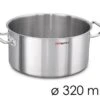 Bratentopf - Ø 320 Mm - Höhe 150 Mm -Küchenzubehör Laden 636846180501554246 4275