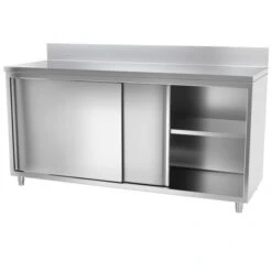 Edelstahl Arbeitsschrank PREMIUM - 2000x600mm - Mit Schiebetür & Aufkantung 17 Edelstahl Arbeitsschrank PREMIUM - 2000x600mm - Mit Schiebetür & Aufkantung -Küchenzubehör Laden 636846188349146895 524f