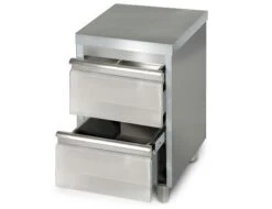 Schubladenschrank PREMIUM Mit 2 Schubladen - 500x600mm -Küchenzubehör Laden 636846189528127484 4594