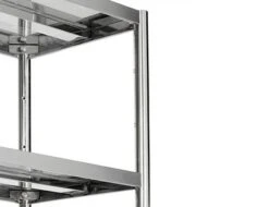 Edelstahlregal PREMIUM - 1200x500mm - Mit 4 Ablagen (VERSTELLBAR) 10 Edelstahlregal PREMIUM - 1200x500mm - Mit 4 Ablagen (VERSTELLBAR) -Küchenzubehör Laden 636846190981714156 918e