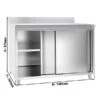 Edelstahl Arbeitsschrank PREMIUM - 1400x700mm - Mit Schiebetür & Aufkantung 1 Edelstahl Arbeitsschrank PREMIUM - 1400x700mm - Mit Schiebetür & Aufkantung -Küchenzubehör Laden ASK147A masse3 959c