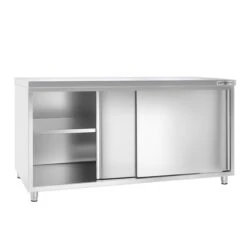 Edelstahl Arbeitsschrank ECO - 2000x600mm - Mit Schiebetür 13 Edelstahl Arbeitsschrank ECO - 2000x600mm - Mit Schiebetür -Küchenzubehör Laden ASK206 8f6f