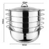 6-teiliger Edelstahl-Dampfgarer | Dampfkocher - Ø 320 Mm 2 6-teiliger Edelstahl-Dampfgarer | Dampfkocher - Ø 320 Mm -Küchenzubehör Laden EDGO320 0 531f