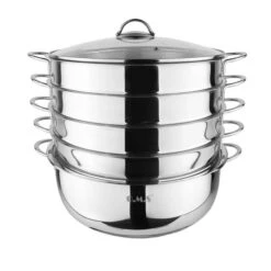 6-teiliger Edelstahl-Dampfgarer | Dampfkocher - Ø 320 Mm -Küchenzubehör Laden EDGO 1 b983