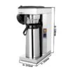 Filterkaffeemaschine - 2,2 Liter - 2,2kW - Mit Thermokinetik - Inkl. Pumpthermoskanne