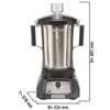 HAMILTON BEACH | Foodmixer EXPEDITOR - 4 Liter - 1,5 KW - Edelstahlbehälter