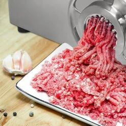 Elektrischer Fleischwolf - 350-400kg/h - 800 Watt -Küchenzubehör Laden FWFC350 inuse 0c53