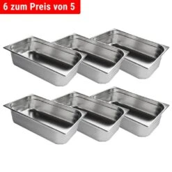 Edelstahl GN Behälter 1/1 - Tiefe: 100 Mm