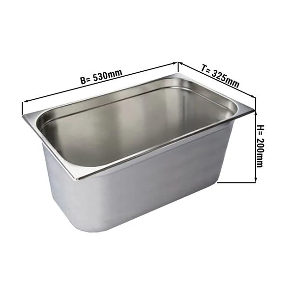 GN Behälter 1/1 - Tiefe 200 Mm 3 GN Behälter 1/1 - Tiefe 200 Mm