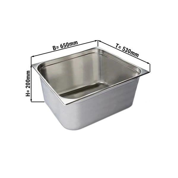 GN Behälter 2/1 - Tiefe 200 Mm 3 GN Behälter 2/1 - Tiefe 200 Mm