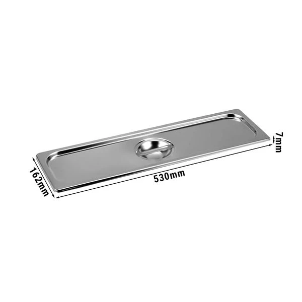 GN Deckel 2/4 - Mit Löffelaussparung 3 GN Deckel 2/4 - Mit Löffelaussparung