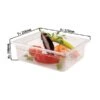 Polycarbonat GN Behälter 1/2 - Clear - Tiefe 200mm -Küchenzubehör Laden GPCP12200 masse 2d80