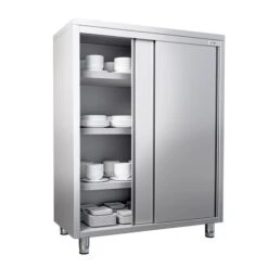Geschirrschrank PREMIUM - 1400x600mm - Mit 2 Schiebetüren - Höhe: 1800mm -Küchenzubehör Laden GSSA146 2 9e43