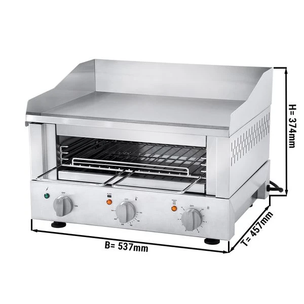 ROBAND | Griddle Toaster 500 - 3,3 KW - Grill & Salamander 3 ROBAND | Griddle Toaster 500 - 3,3 KW - Grill & Salamander