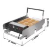 Elektrischer Hamburgerbrötchen Toaster 2 Elektrischer Hamburgerbrötchen Toaster -Küchenzubehör Laden HMEJ642 masse 3576