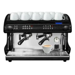 Siebträger-/ Espressomaschine - 2 Gruppig - Schwarz -Küchenzubehör Laden KC2S coffee cups ebc3