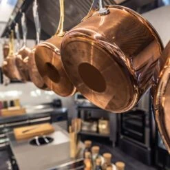 Wok-Pfanne Aus Kupfer - Ø 26 Cm -Küchenzubehör Laden Kupfer Millieu 4563