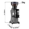 Kaffeemühle - Grau - 2kg - 356 Watt - 45dB