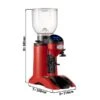 Kaffeemühle - Rot - 2kg - 356 Watt - 77dB -Küchenzubehör Laden MC5T RED masse 003f