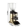 Kaffeemühle - Gold - 2kg - 400 Watt - 63dB