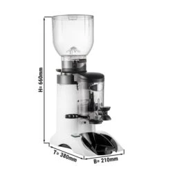 Kaffeemühle - Weiß - 2kg - 400 Watt - 63 DB