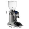 Kaffeemühle - Grau - 2kg - 356 Watt - 63 DB