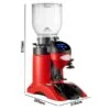 Kaffeemühle - Rot - 2kg - 356 Watt - 63 DB 1 Kaffeemühle - Rot - 2kg - 356 Watt - 63 DB -Küchenzubehör Laden MC9T RED 0 82c7