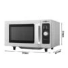 Mikrowelle - 25 Liter - 1 KW - Manuell