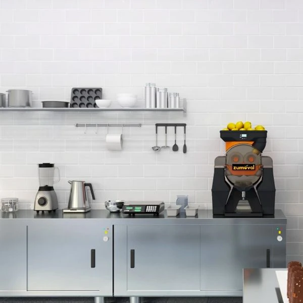 Elektrische Fruchtsaftpresse - Silber - Manuelle Zufuhr - Inkl. Regulierbarem Ablasshahn 11 Elektrische Fruchtsaftpresse - Silber - Manuelle Zufuhr - Inkl. Regulierbarem Ablasshahn – Bild 9