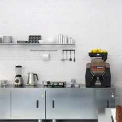 Elektrische Fruchtsaftpresse - Silber - Manuelle Zufuhr -Küchenzubehör Laden OBZ Big silver room 7445