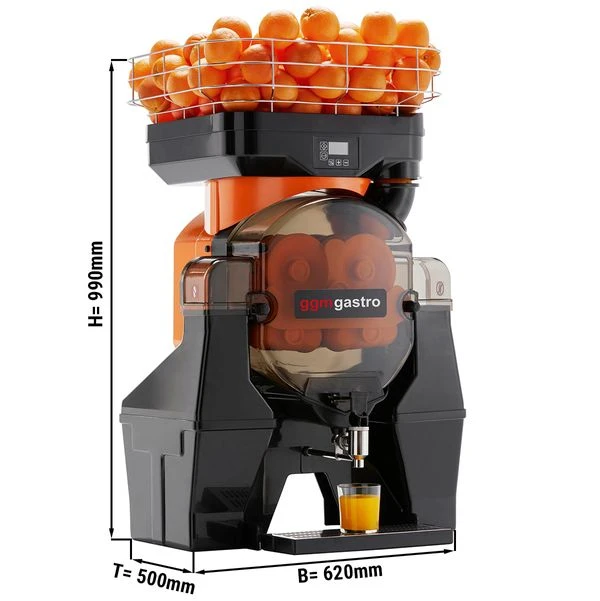 Elektrische Orangenpresse - Orange - Automatische Zufuhr - Inkl. Regulierbarem Ablasshahn 3 Elektrische Orangenpresse - Orange - Automatische Zufuhr - Inkl. Regulierbarem Ablasshahn