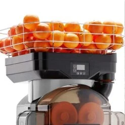 Elektrische Orangenpresse - Silber - Automatische Zufuhr -Küchenzubehör Laden OMZ Top silver detail insertion tube 659e