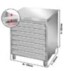 Schubladenschrank PREMIUM Mit 7 Schubladen Für Pizzateigbällchen - 700x500mm