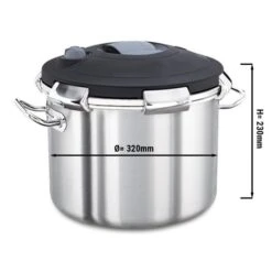 Schnellkochtopf - Ø 320 Mm - Höhe: 230 Mm - Inkl. Deckel
