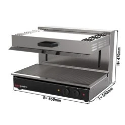 Pita Ofen/ Salamander SPEZIAL - Mit Höhenverstellbarem Heizkörper - 0,65 M - Überbackgerät - Toaster