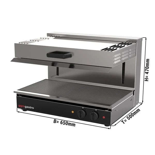 Pita Ofen/ Salamander SPEZIAL - Mit Höhenverstellbarem Heizkörper - 0,65 M - Überbackgerät - Toaster 3 Pita Ofen/ Salamander SPEZIAL - Mit Höhenverstellbarem Heizkörper - 0,65 M - Überbackgerät - Toaster