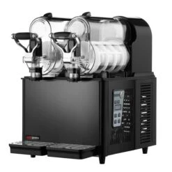 Slush-Maschine - 2x 3 Liter - Schwarz -Küchenzubehör Laden SMNC6S 3 7628
