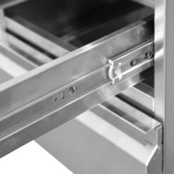 Edelstahl Schubladenschrank - 0,4 M - Mit 2 Schubladen -Küchenzubehör Laden SS2K456 E detail 1 fbc6 2