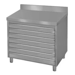 Schubladenschrank ECO Mit 6 Schubladen Für Pizzateigbällchen & Aufkantung - 900x700mm 7 Schubladenschrank ECO Mit 6 Schubladen Für Pizzateigbällchen & Aufkantung - 900x700mm -Küchenzubehör Laden SSPSA97A new e215