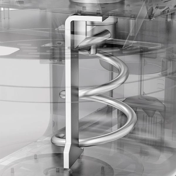 Bäckerei-Spiralteigknetmaschine - 298 Liter / 200 Kg - 2 Geschwindigkeiten - Mit Festem Kessel - 2 Motoren 9 Bäckerei-Spiralteigknetmaschine - 298 Liter / 200 Kg - 2 Geschwindigkeiten - Mit Festem Kessel - 2 Motoren – Bild 7