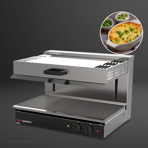 Pita Ofen/ Salamander SPEZIAL - Mit Höhenverstellbarem Heizkörper - 0,65 M - Überbackgerät - Toaster 8 Pita Ofen/ Salamander SPEZIAL - Mit Höhenverstellbarem Heizkörper - 0,65 M - Überbackgerät - Toaster – Bild 6