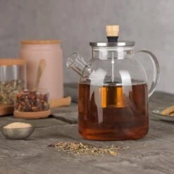 BEEM Teekanne Aus Glas - Mit Siebeinsatz - 1 Liter -Küchenzubehör Laden TKGSBE1 13 ef26