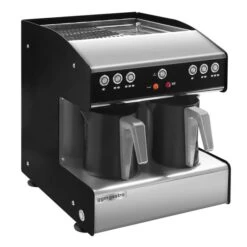 Türkische Kaffee- & Mokka Maschine DUO - 1,3kW - Schwarz / Chrom -Küchenzubehör Laden TKMME2S c3fb