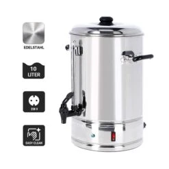 Kaffee Perkolator - 10 Liter - 1,5kW -Küchenzubehör Laden WKH010 Icons 1484