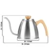 BEEM Wasserkessel Pour Over - 1 Liter -Küchenzubehör Laden WKPOBE1 masse aa55