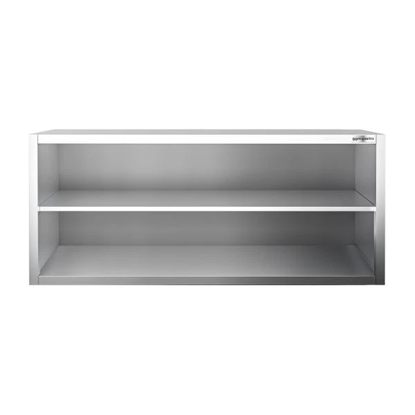 Edelstahl Wandhängeschrank PREMIUM - 1600x400mm - Ohne Schiebetür - 650mm Hoch 6 Edelstahl Wandhängeschrank PREMIUM - 1600x400mm - Ohne Schiebetür - 650mm Hoch – Bild 4