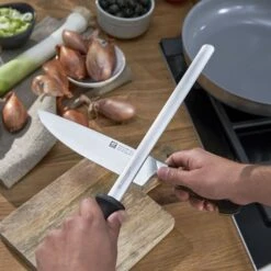 ZWILLING | Wetzstahl Diamant - 26cm -Küchenzubehör Laden WSDZ260 inuse 3 79c2